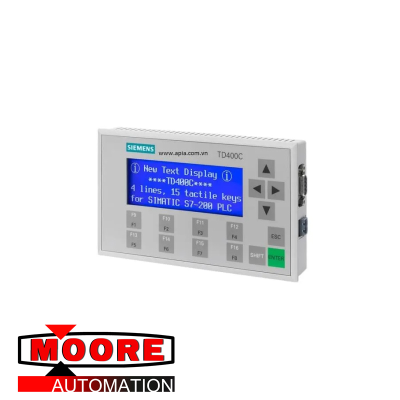 SIEMENS 6AV6640-0AA00-0AX0 TD 400C Textdisplay