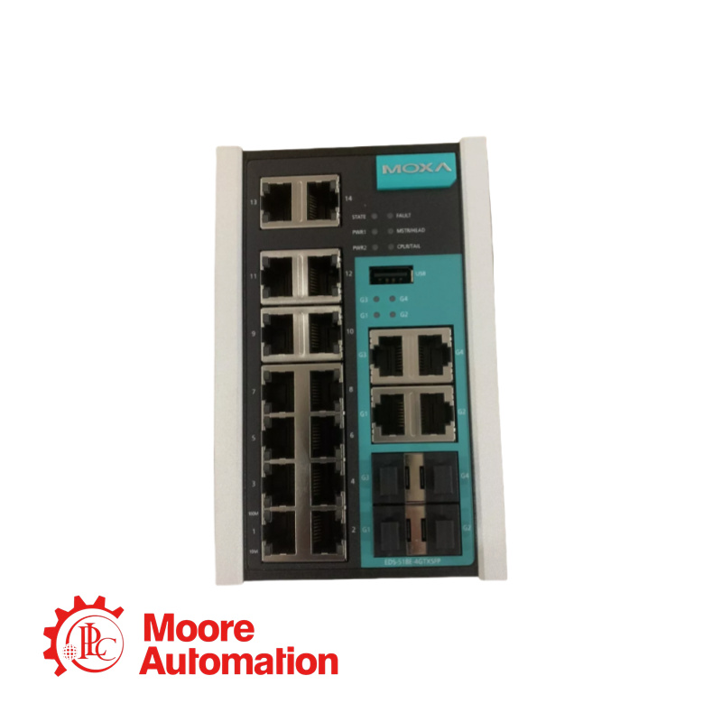 Moxa EDS-518E-4GTXSFP-T-Schicht 2 verwaltete Schalter