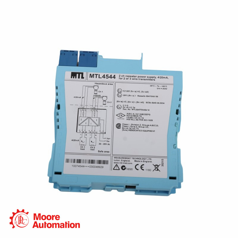 MTL4544 MTL Instrument Repeater Power Supply