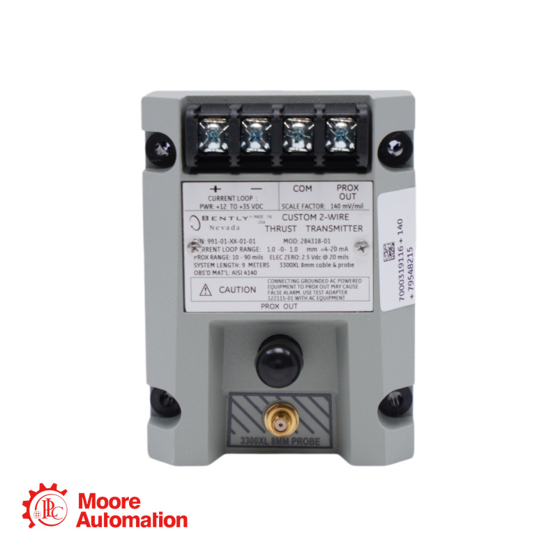 Bently Nevada 991-06-XX-01-05 MOD:164113-01 Thrust Transmitter