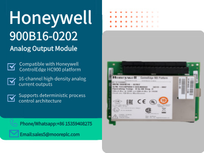 Honeywell 900B16-0202 Analog Output Module for High-Density Process Control Applications
