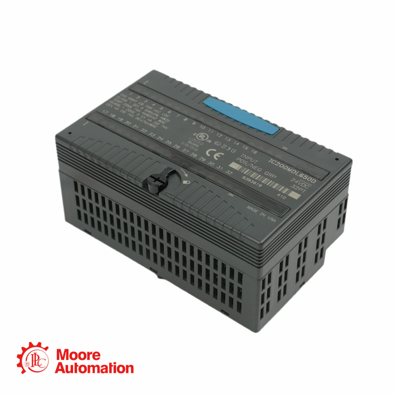 GE Fanuc VersaMax IC200MDL650E 32-Point 24VDC Discrete Input Module