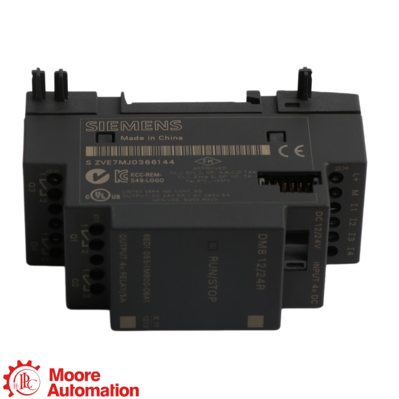 Siemens 6ED1055-1CB00-0BA2 LOGO! DM8 24 Expansion Module