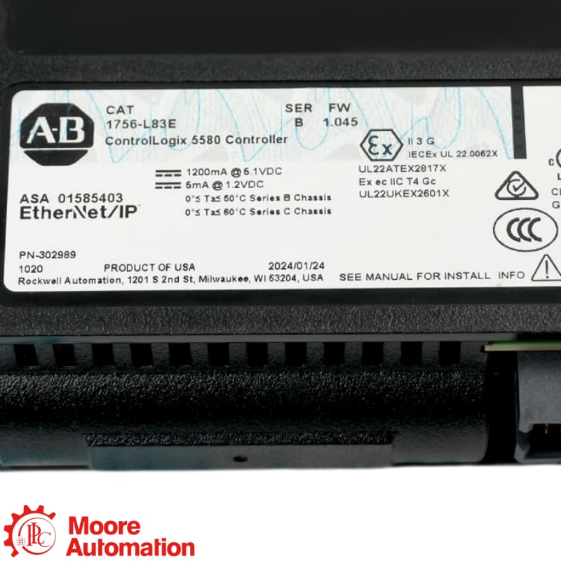Prozesssteuerung PLC 1756-L83EP 5580