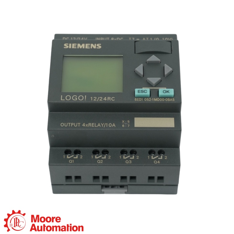 Siemens 6ED1052-1MD00-0BA5 LOGO! 12/24 RC Logikmodul