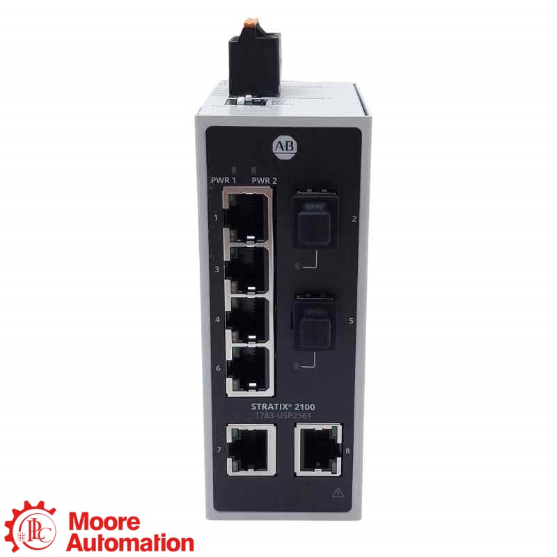 PLC 1783-USP2S6T 8-Port Unmanaged Ethernet Switch